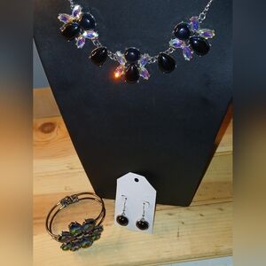 Black/CZ 3 pc set